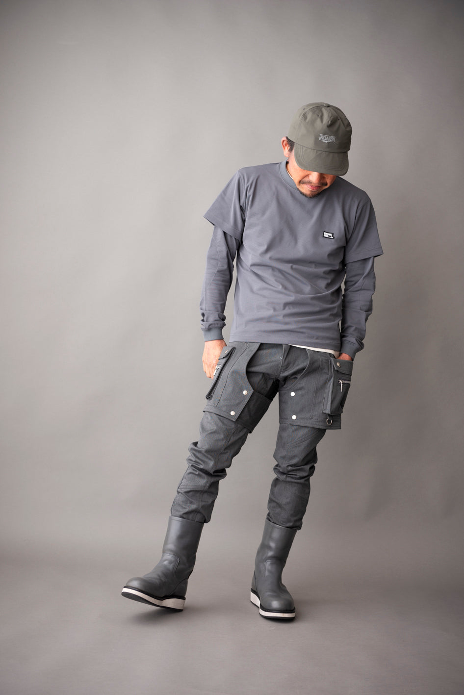 MESH LAYERED CUT＆SEW / メッシュレイヤードカットソー