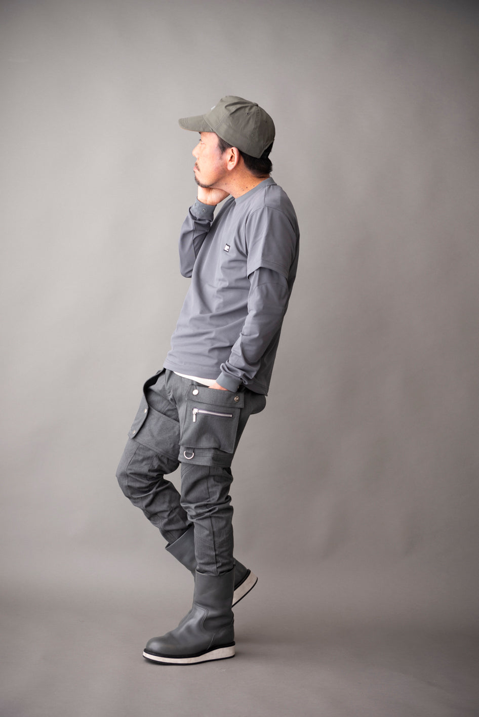 MESH LAYERED CUT＆SEW / メッシュレイヤードカットソー