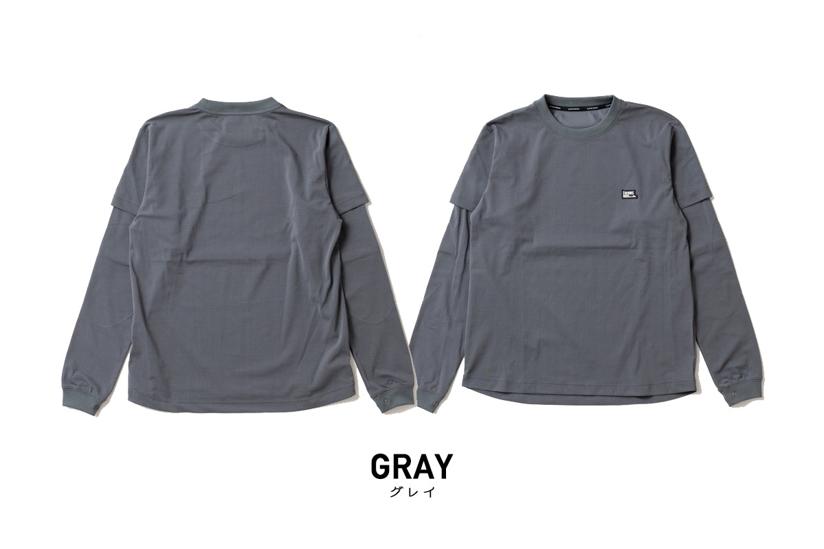 MESH LAYERED CUT＆SEW / メッシュレイヤードカットソー
