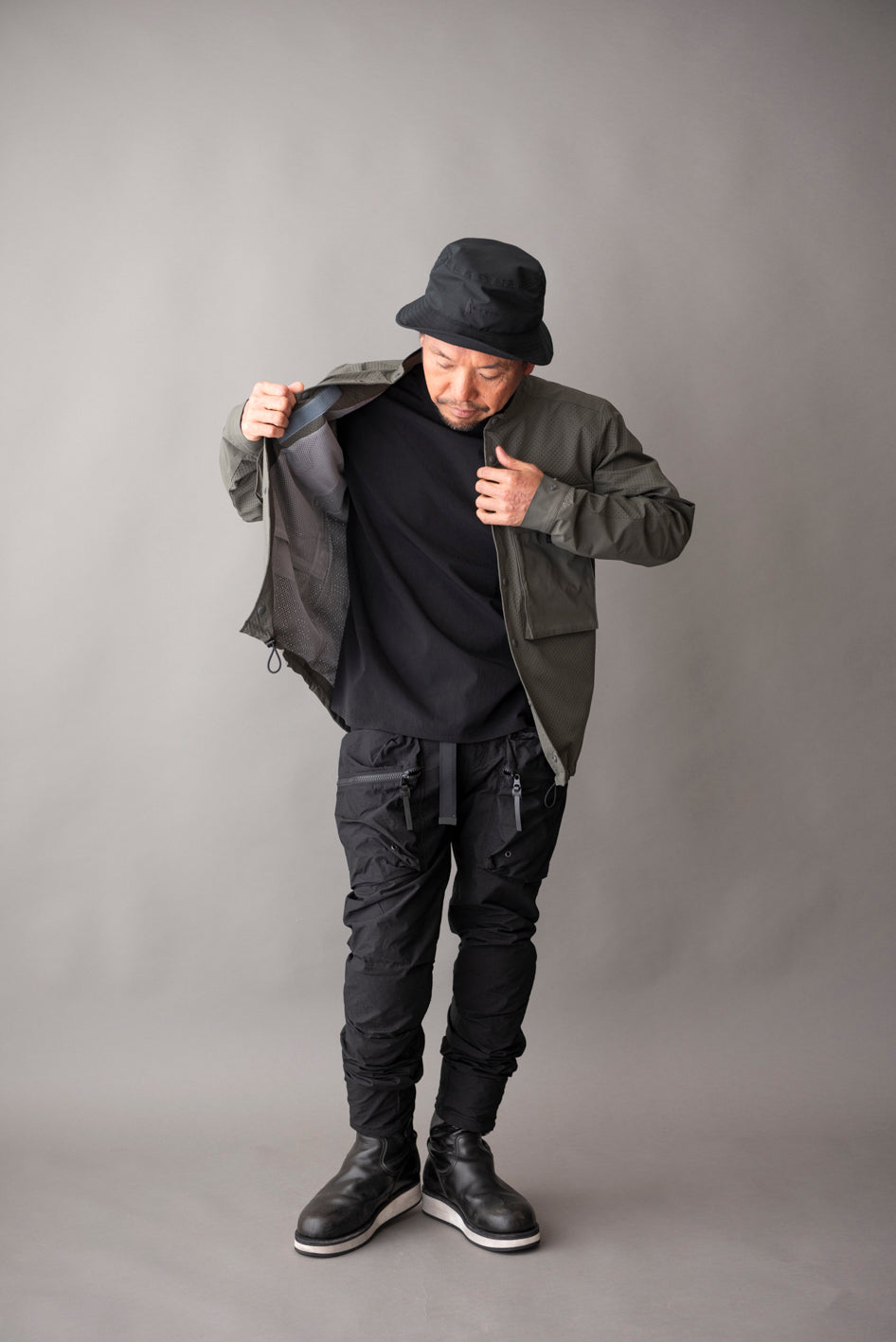MESH LONG SLEEVE T-SHIRTS / メッシュロングスリーブティーシャツ