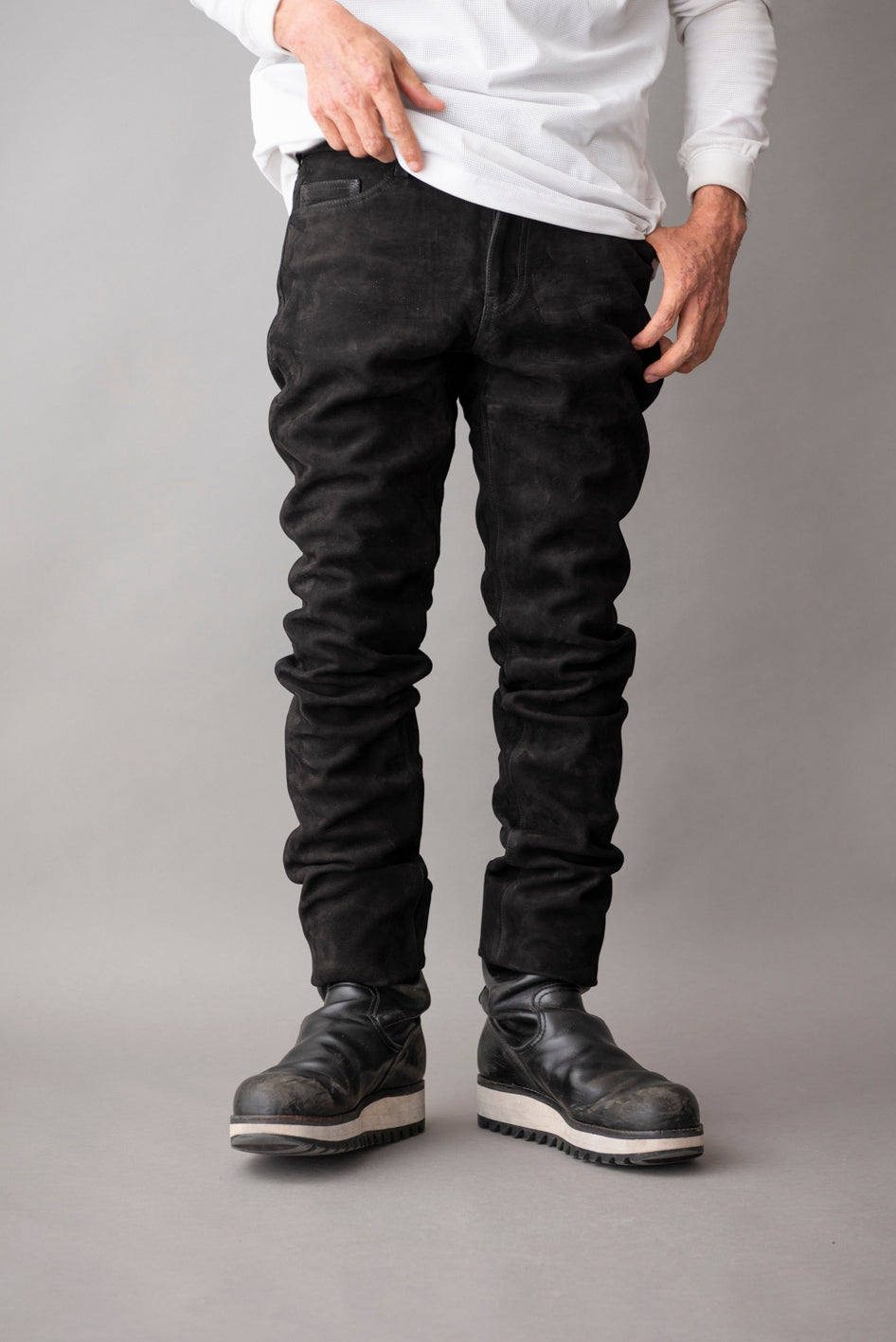 NUBUCK LEATHER PANTS / ヌバックレザーパンツ