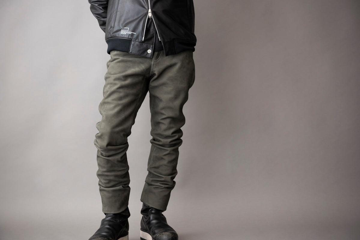 NUBUCK LEATHER PANTS / ヌバックレザーパンツ