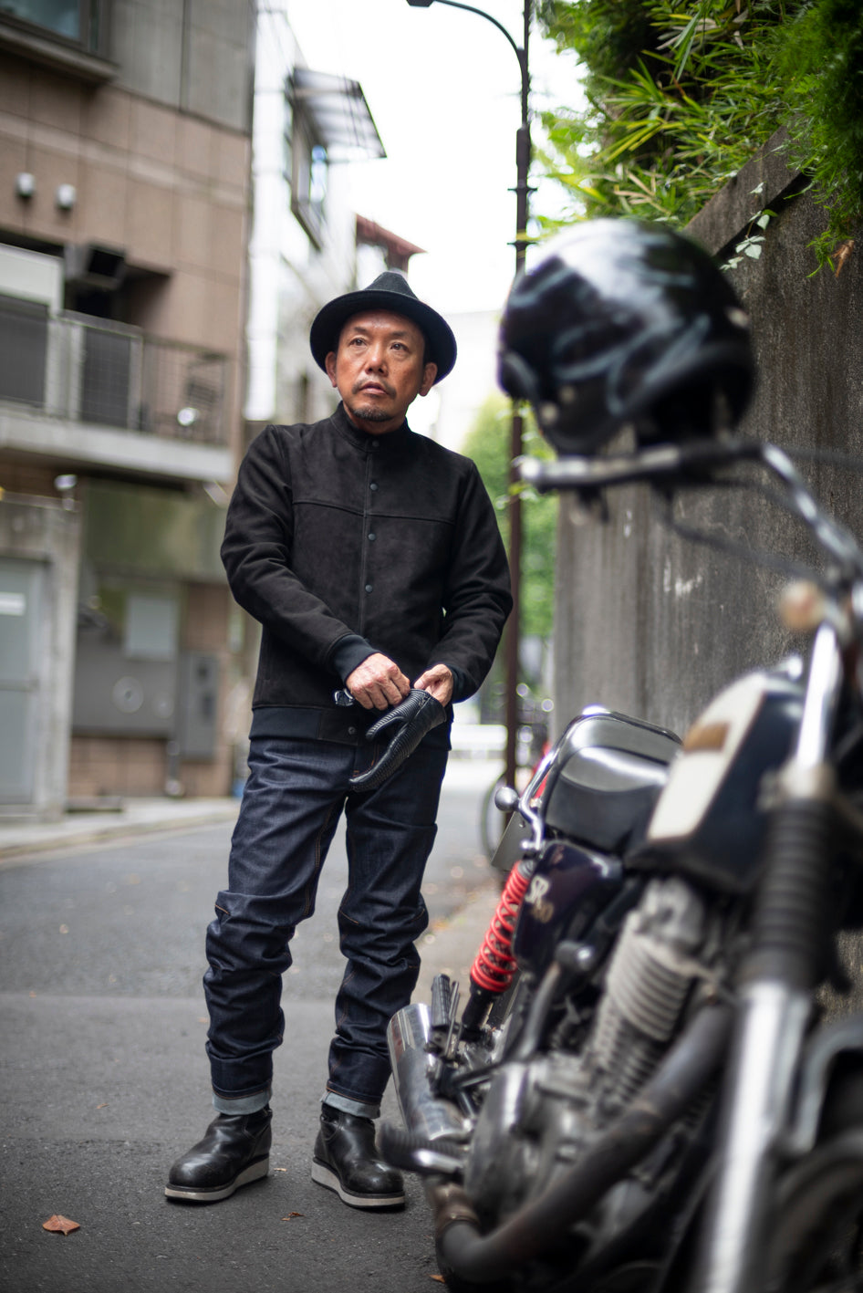 NUBUCK LEATHER JACKET / ヌバックレザージャケット