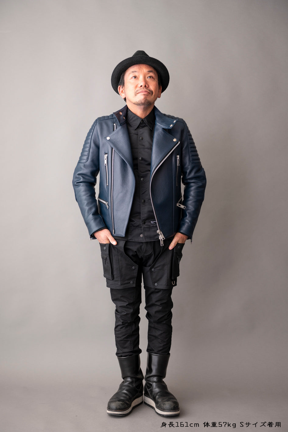 PADDED RIDERS JACKET / パテットライダースジャケット