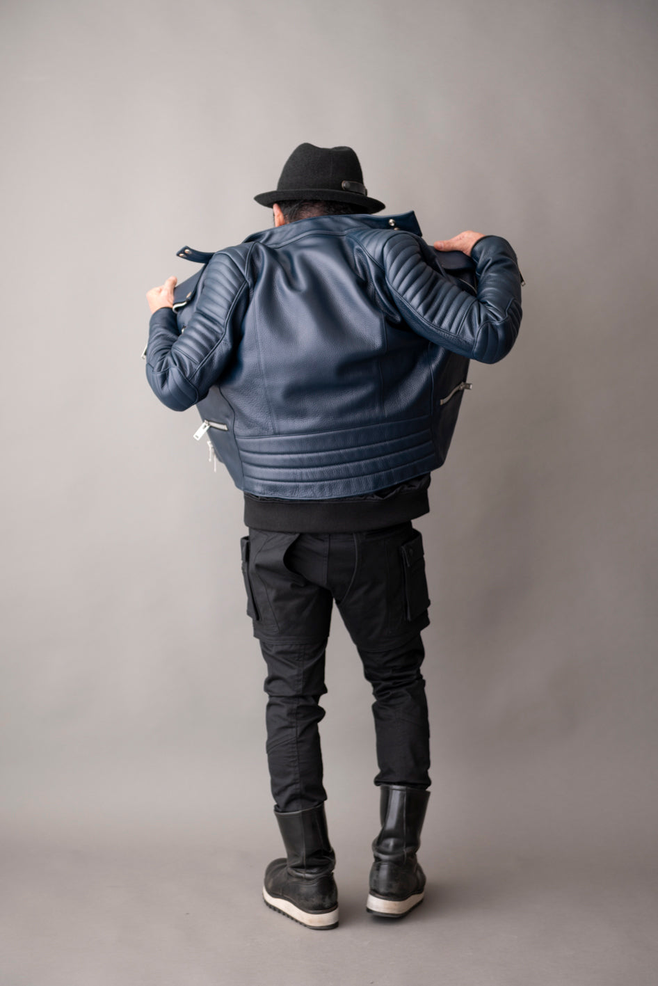 PADDED RIDERS JACKET / パテットライダースジャケット