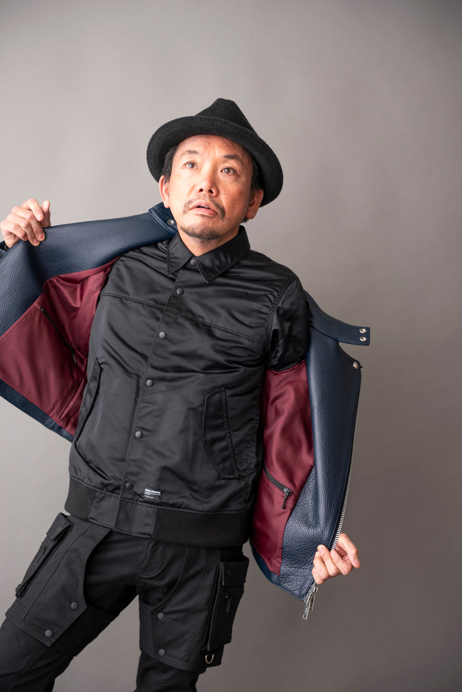 PADDED RIDERS JACKET / パテットライダースジャケット