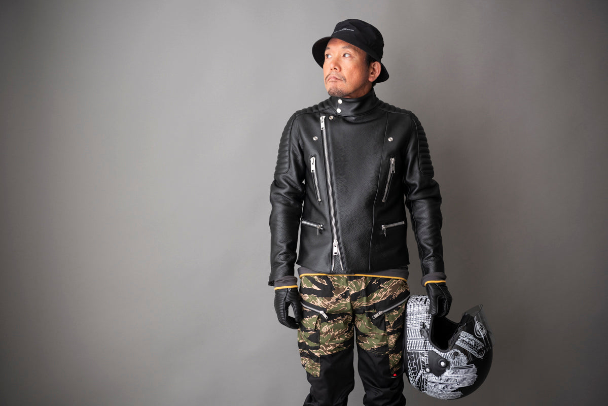 PADDED RIDERS JACKET / パテットライダースジャケット
