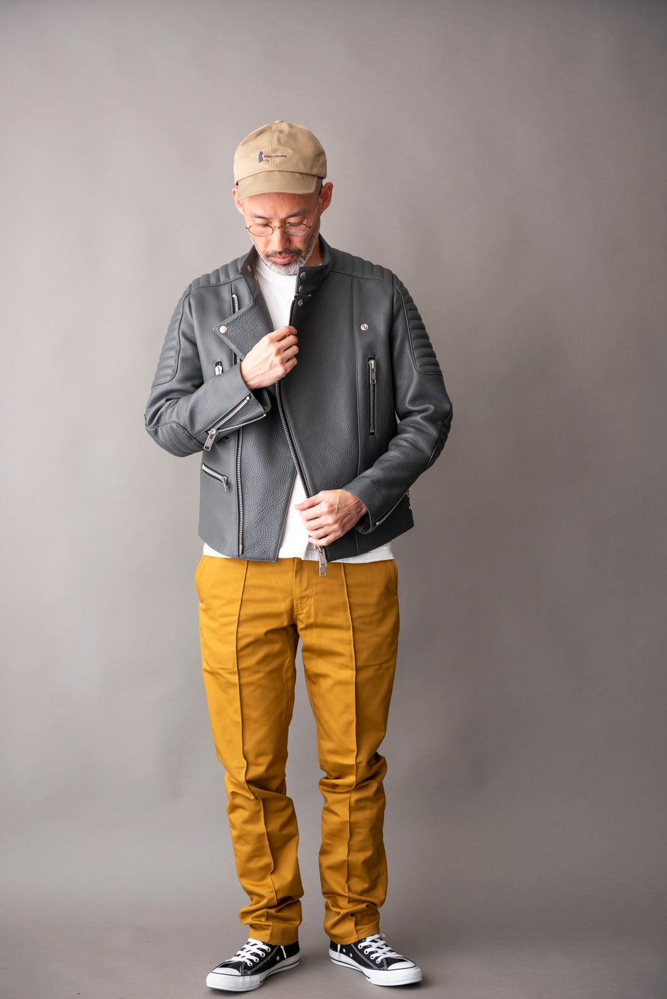 PADDED RIDERS JACKET / パテットライダースジャケット