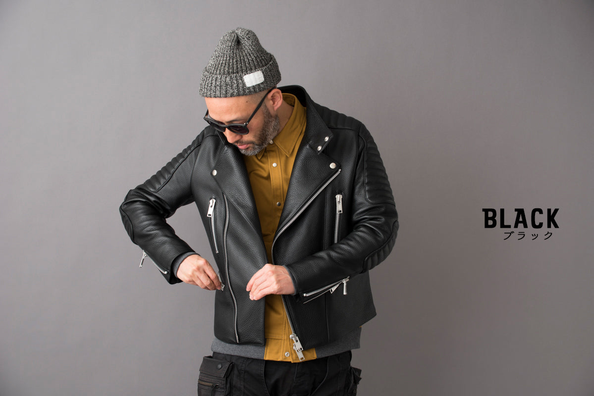 PADDED RIDERS JACKET / パテットライダースジャケット