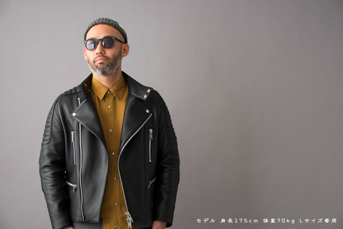 PADDED RIDERS JACKET / パテットライダースジャケット