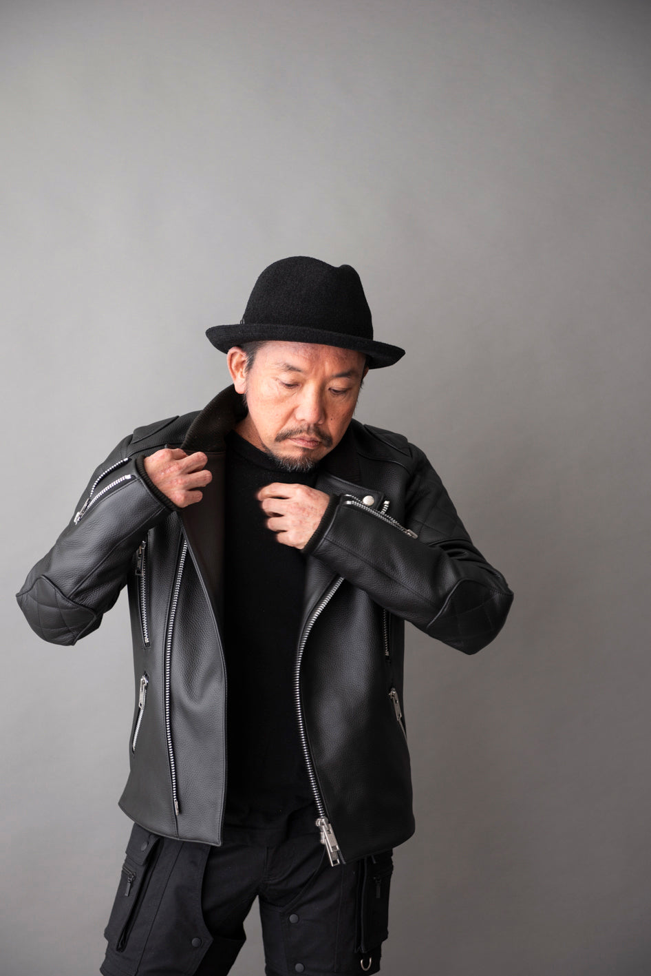QUILTING PAD RIDERS JACKET / キルティングライダースジャケット