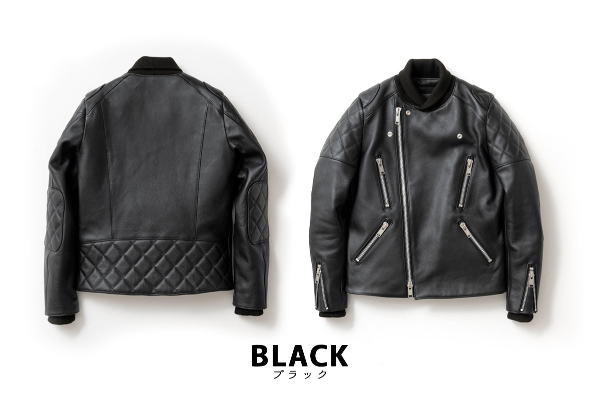 QUILTING PAD RIDERS JACKET / キルティングライダースジャケット