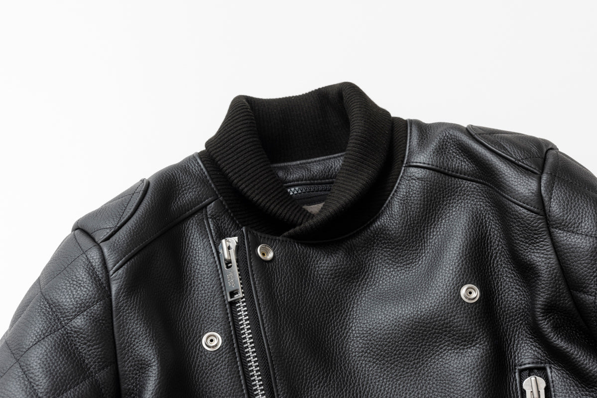 QUILTING PAD RIDERS JACKET / キルティングライダースジャケット