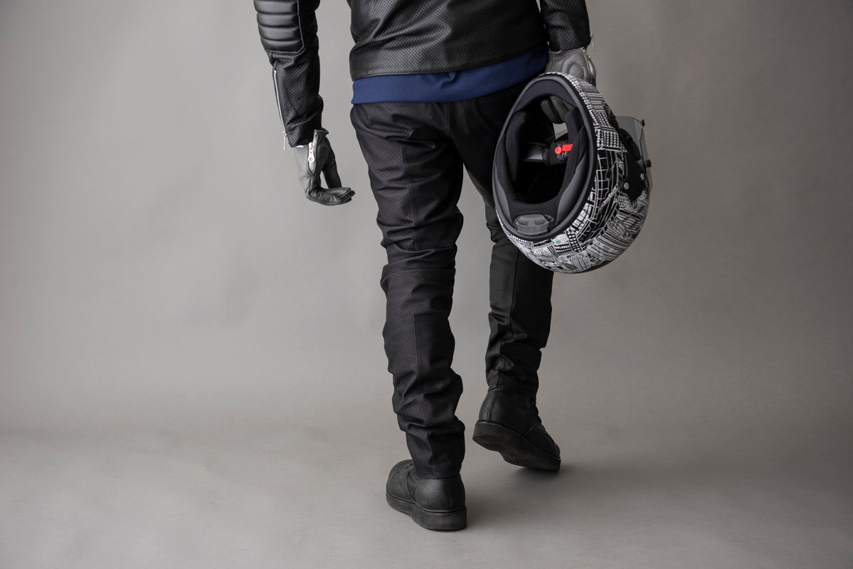PUNCHING MESH LEATHER PANTS / パンチングメッシュレザーパンツ