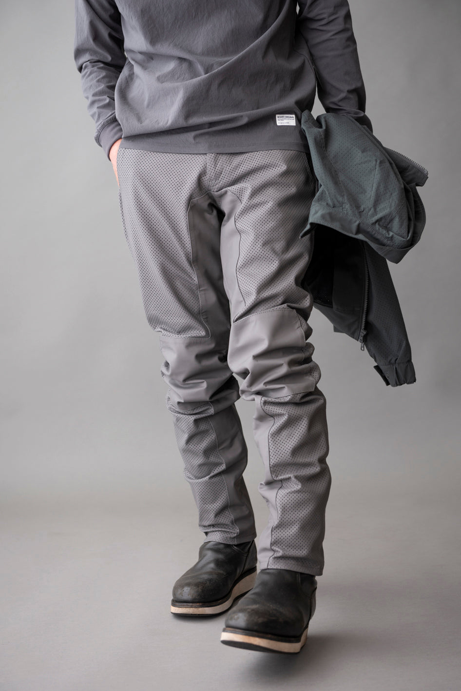 PUNCHING MESH LEATHER PANTS / パンチングメッシュレザーパンツ