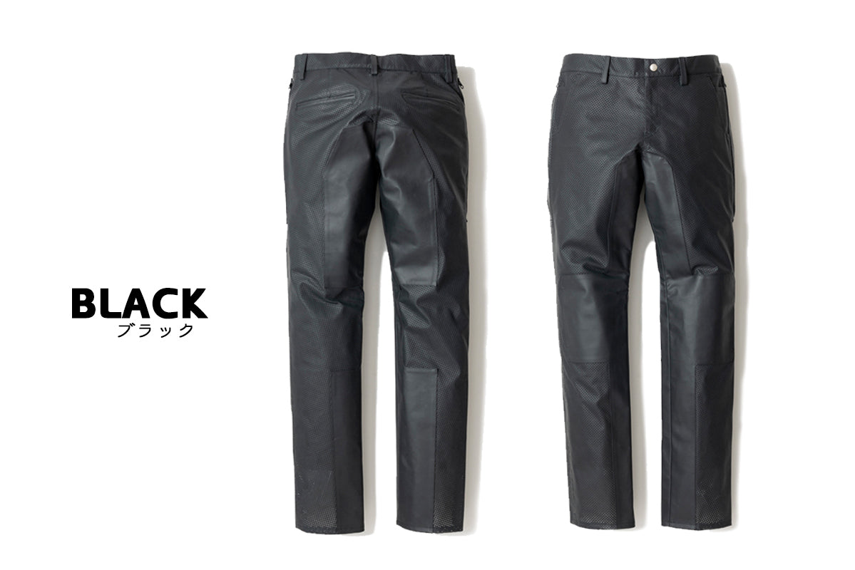 PUNCHING MESH LEATHER PANTS / パンチングメッシュレザーパンツ