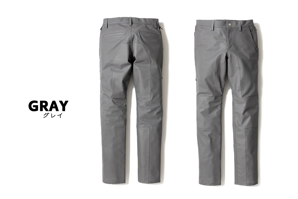PUNCHING MESH LEATHER PANTS / パンチングメッシュレザーパンツ