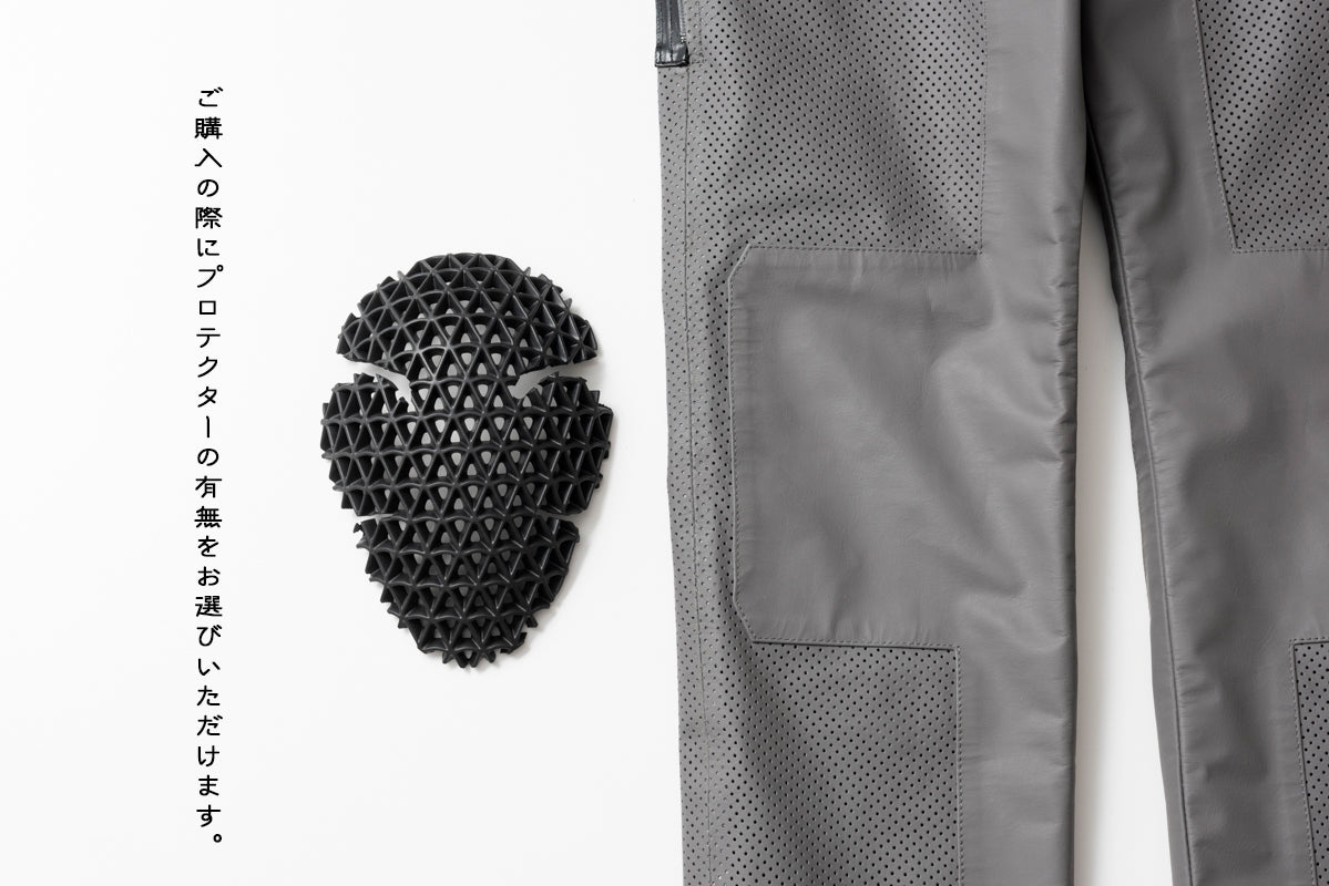 PUNCHING MESH LEATHER PANTS / パンチングメッシュレザーパンツ