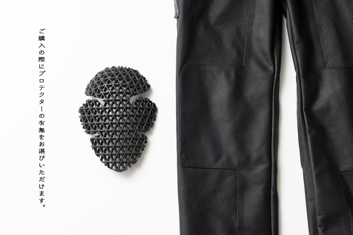PUNCHING MESH LEATHER PANTS / パンチングメッシュレザーパンツ