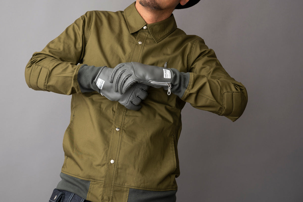 PUNCHING MESH LEATHER GLOVE / パンチングメッシュレザーグローブ