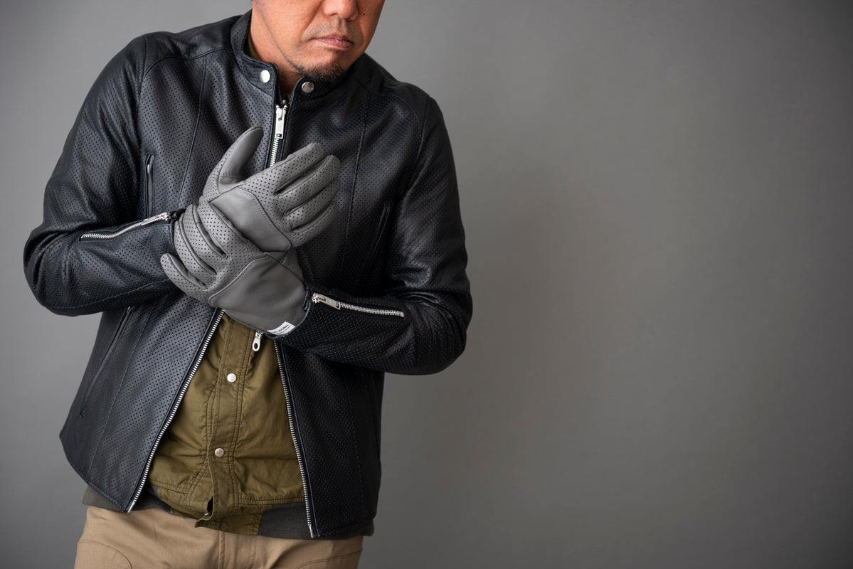 PUNCHING MESH LEATHER GLOVE / パンチングメッシュレザーグローブ