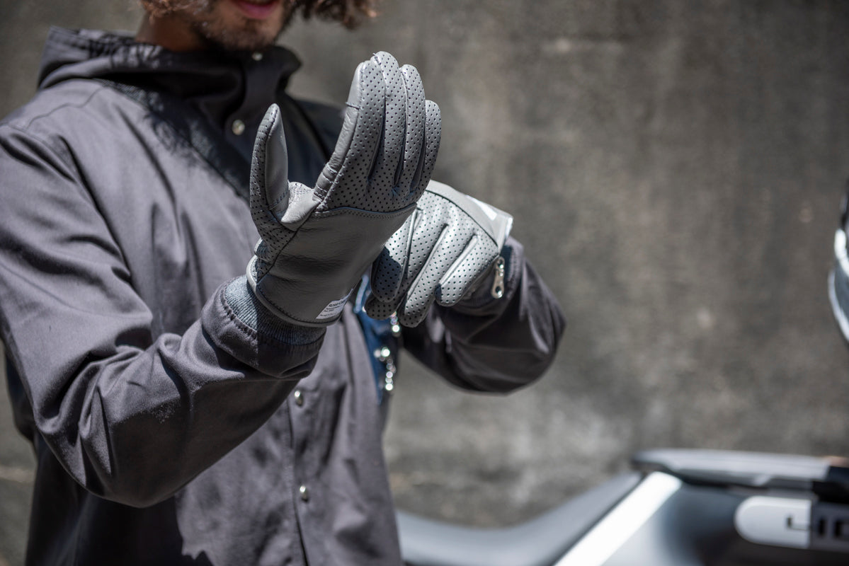 PUNCHING MESH LEATHER GLOVE / パンチングメッシュレザーグローブ
