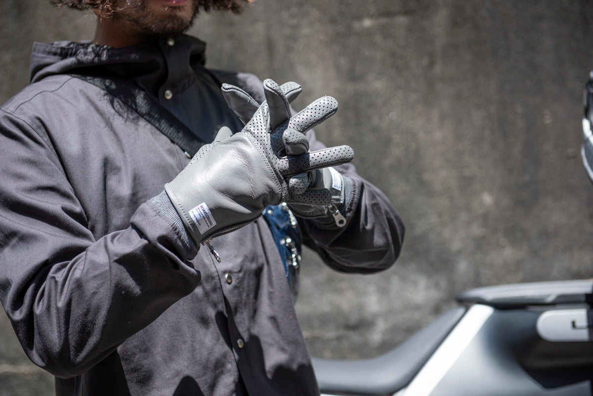 PUNCHING MESH LEATHER GLOVE / パンチングメッシュレザーグローブ
