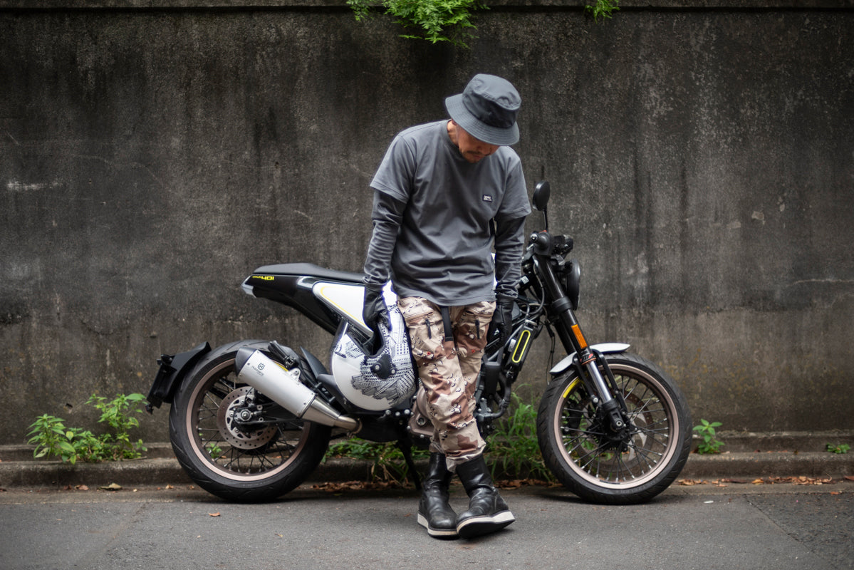 MESH LAYERED CUT＆SEW / メッシュレイヤードカットソー
