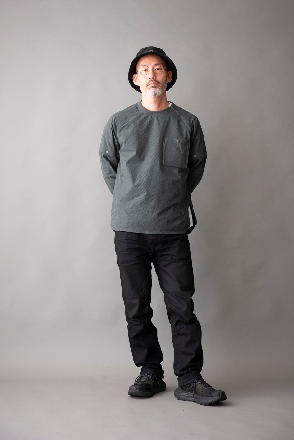 RIP STOP PUNCHING MESH CUT＆SEW / リップストップメッシュカットソー