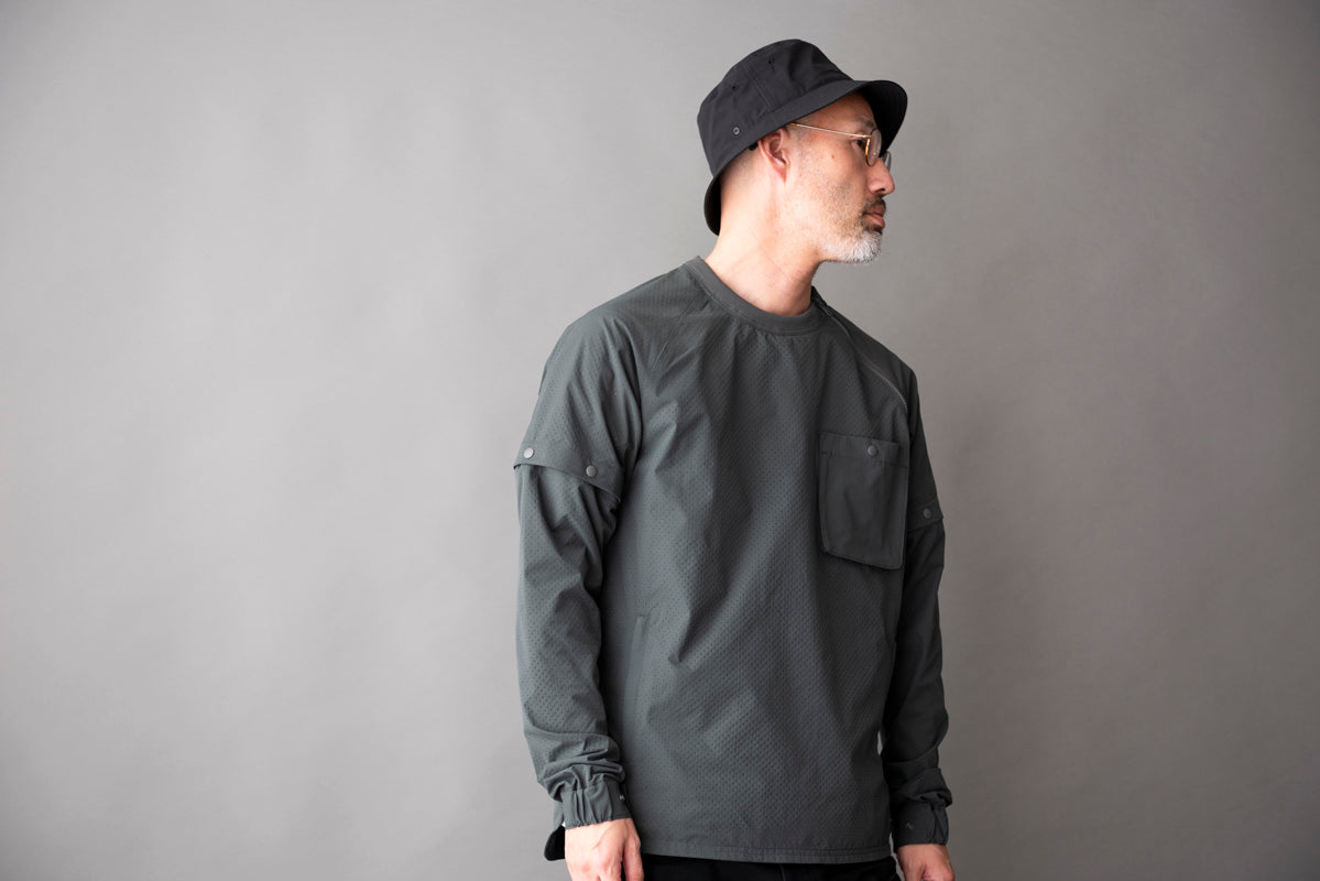 RIP STOP PUNCHING MESH CUT＆SEW / リップストップメッシュカットソー