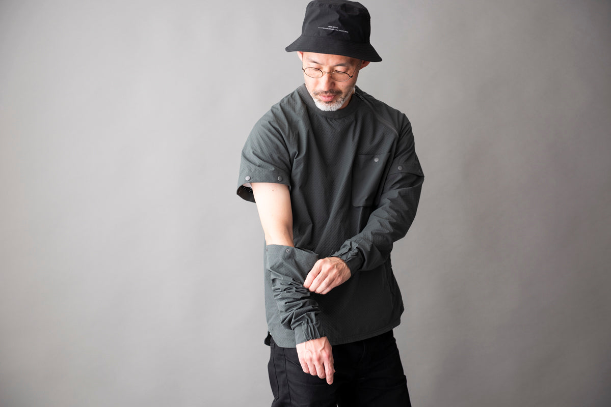 RIP STOP PUNCHING MESH CUT＆SEW / リップストップメッシュカットソー