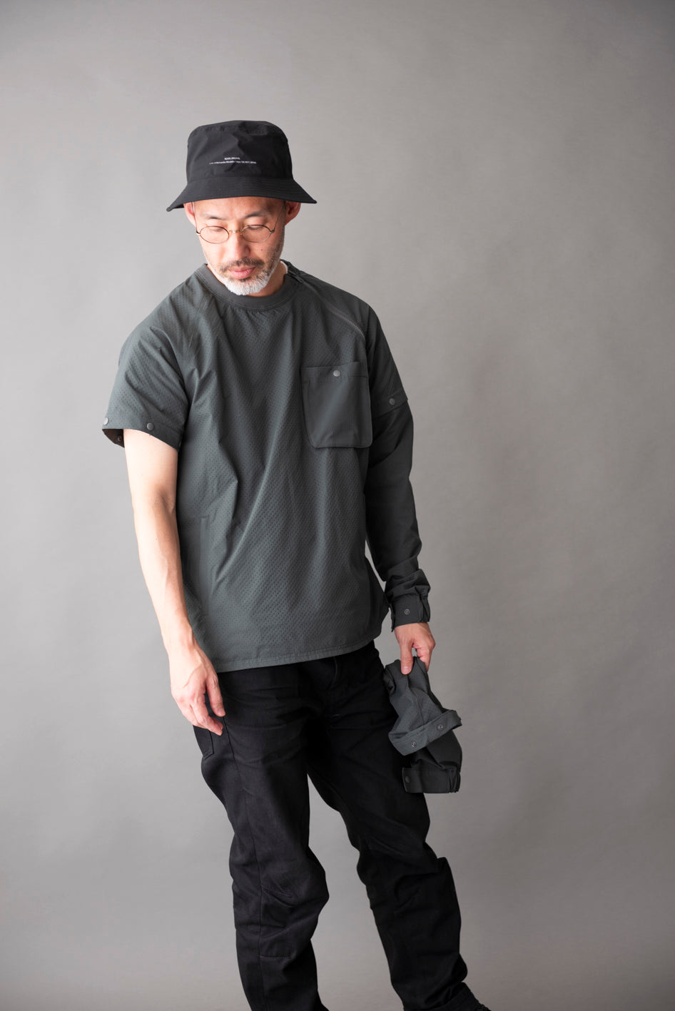 RIP STOP PUNCHING MESH CUT＆SEW / リップストップメッシュカットソー