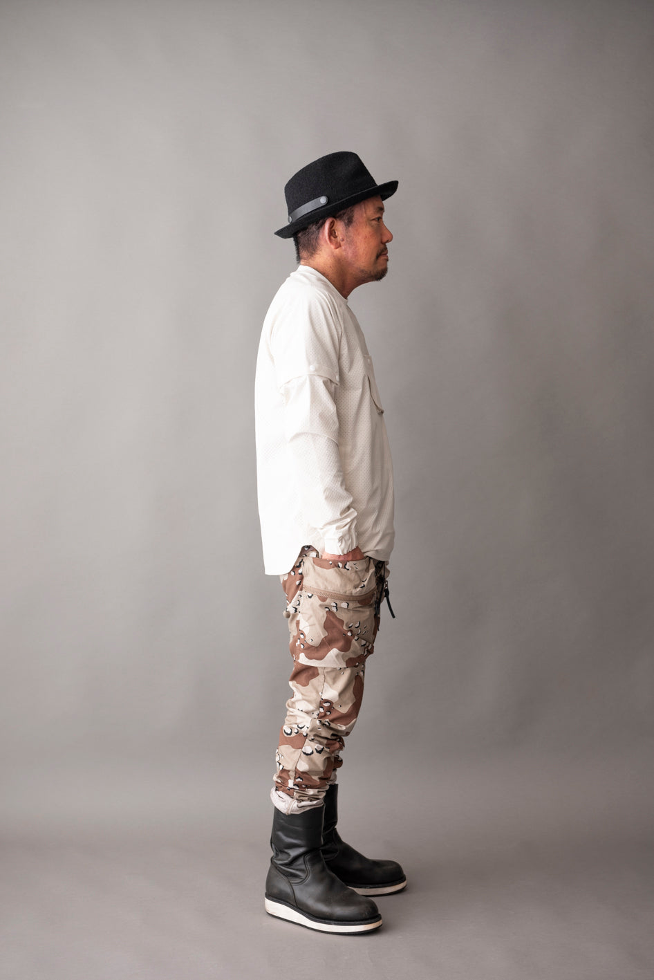 RIP STOP PUNCHING MESH CUT＆SEW / リップストップメッシュカットソー
