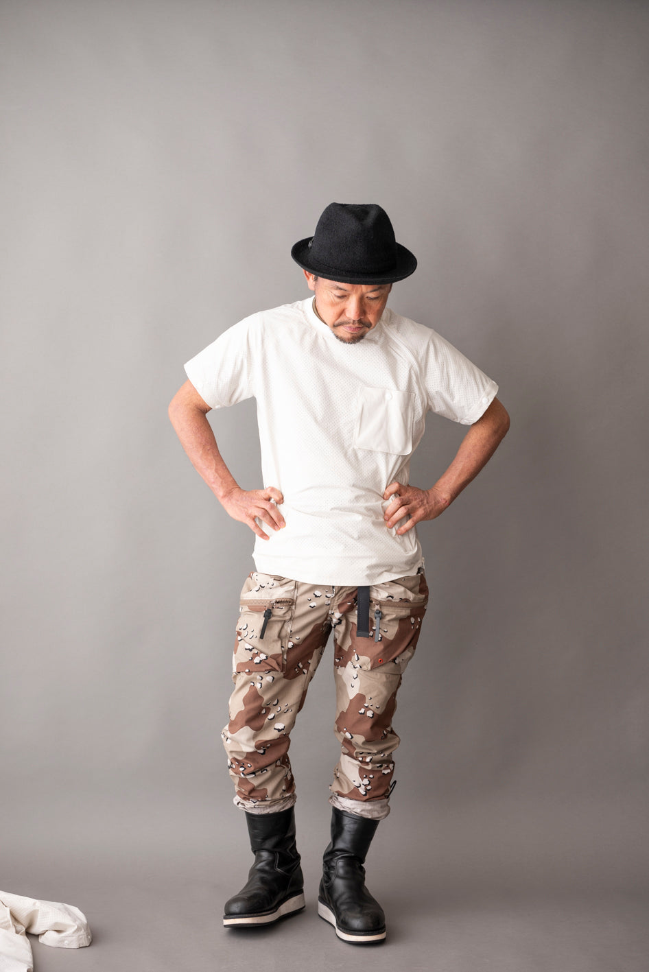 RIP STOP PUNCHING MESH CUT＆SEW / リップストップメッシュカットソー