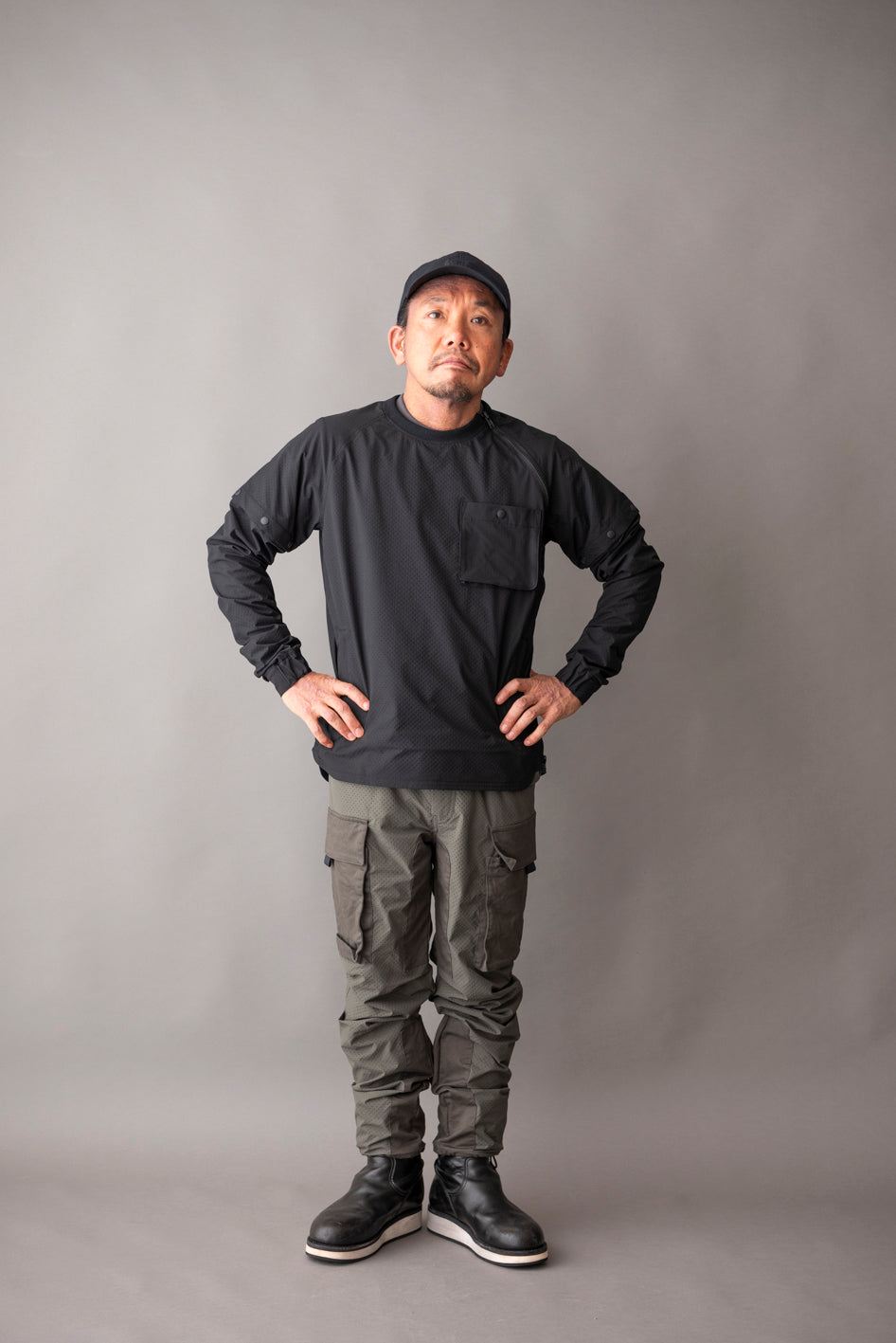 RIP STOP PUNCHING MESH CUT＆SEW / リップストップメッシュカットソー