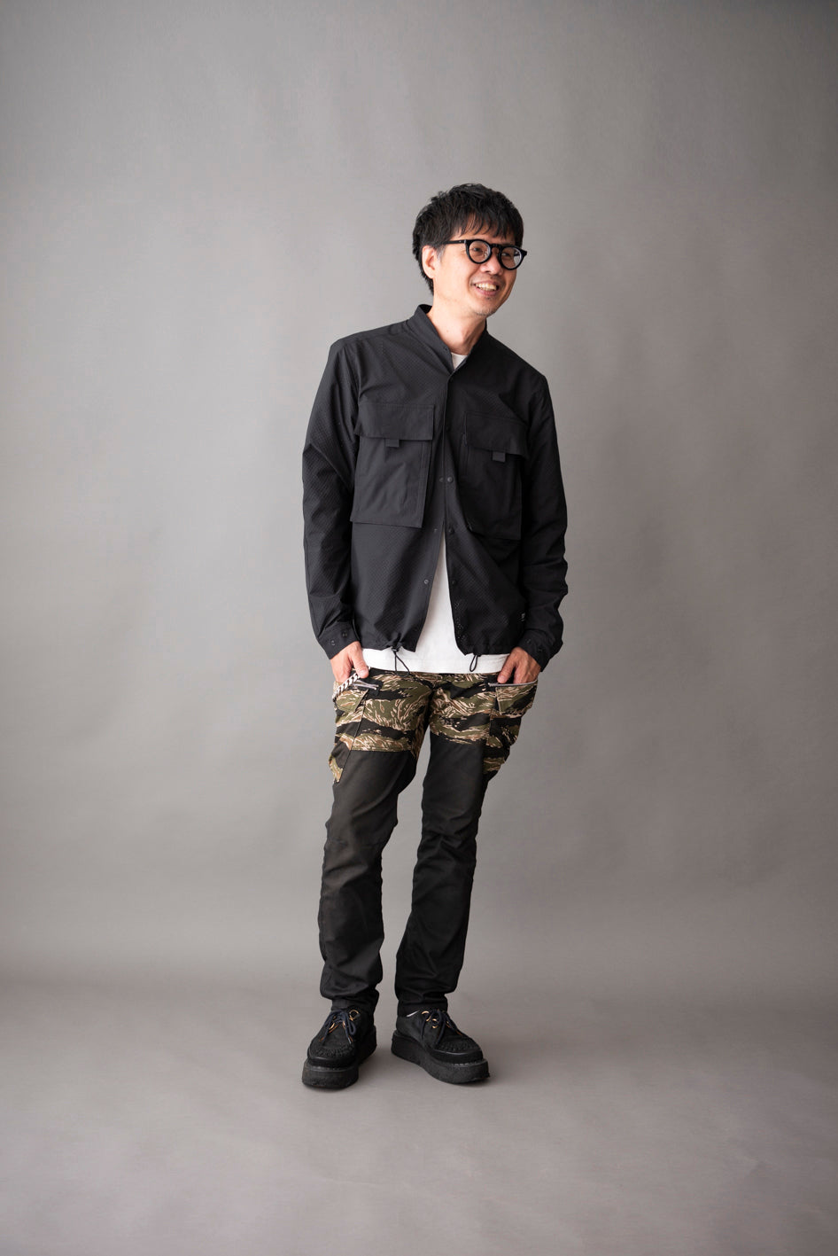 RIP STOP PUNCHING MESH SHIRTS / リップストップパンチングメッシュシャツ