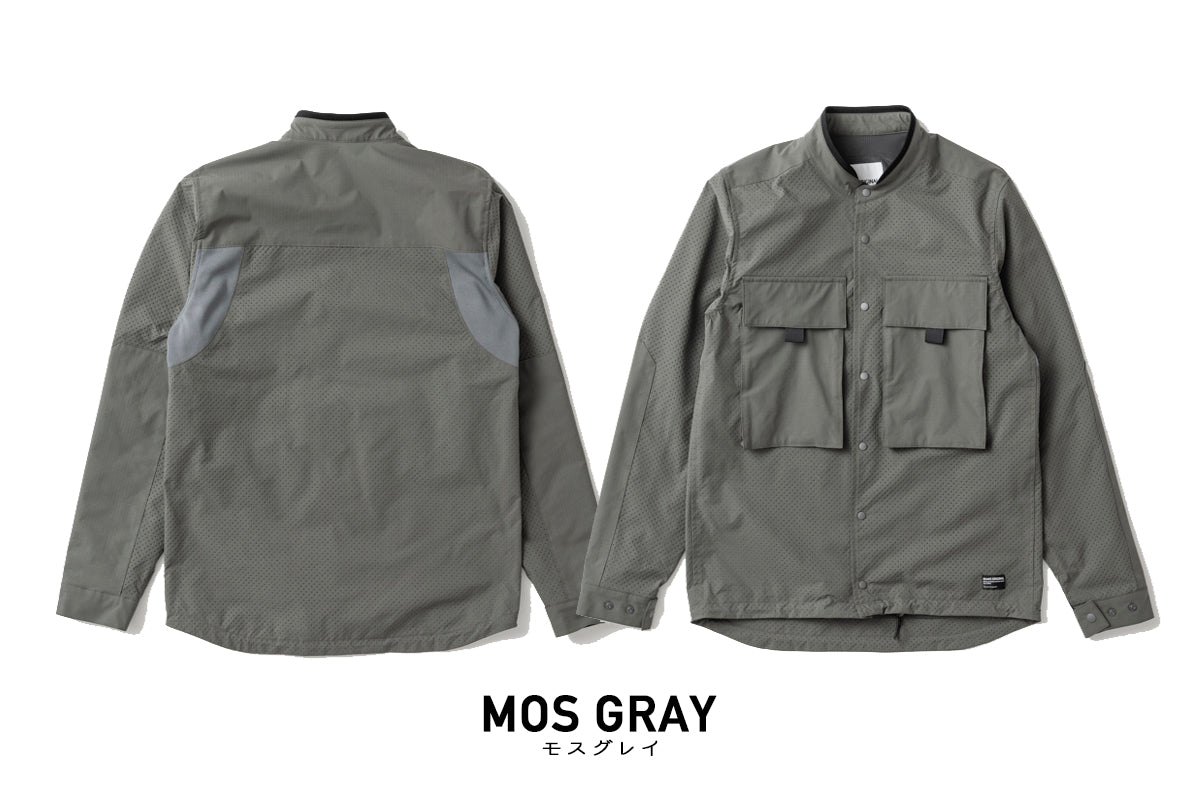 RIP STOP PUNCHING MESH SHIRTS / リップストップパンチングメッシュシャツ