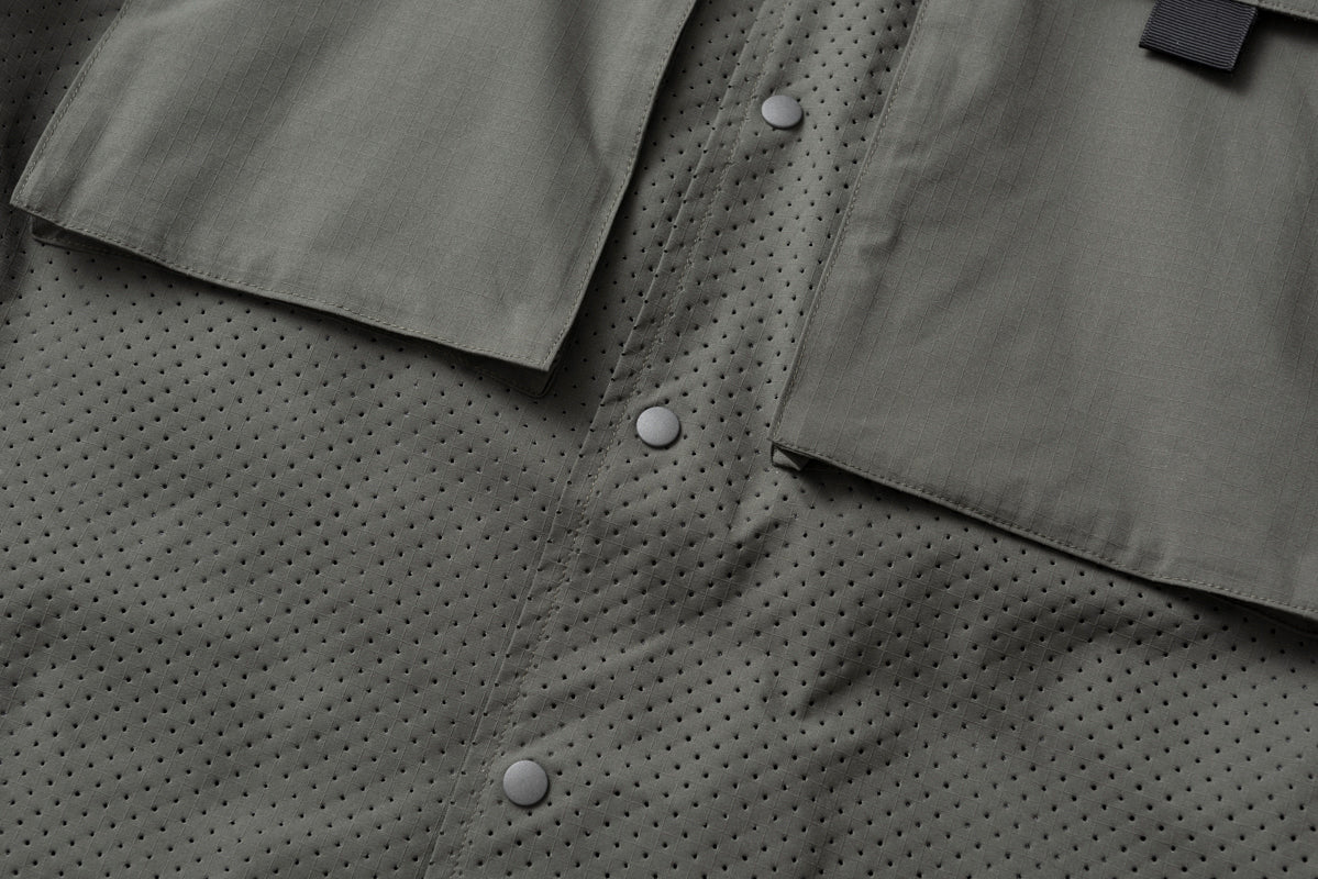RIP STOP PUNCHING MESH SHIRTS / リップストップパンチングメッシュシャツ