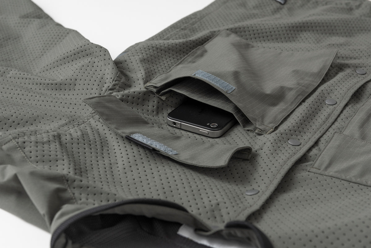 RIP STOP PUNCHING MESH SHIRTS / リップストップパンチングメッシュシャツ