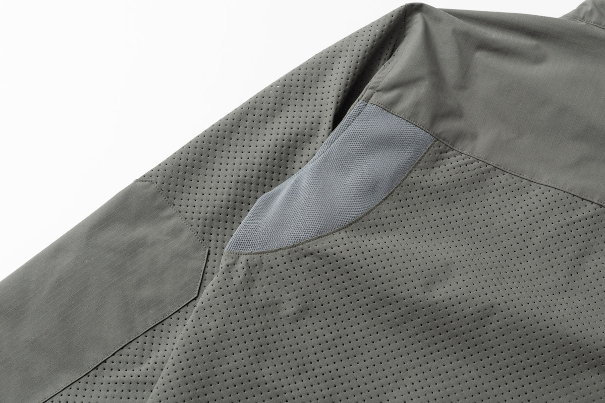 RIP STOP PUNCHING MESH SHIRTS / リップストップパンチングメッシュシャツ