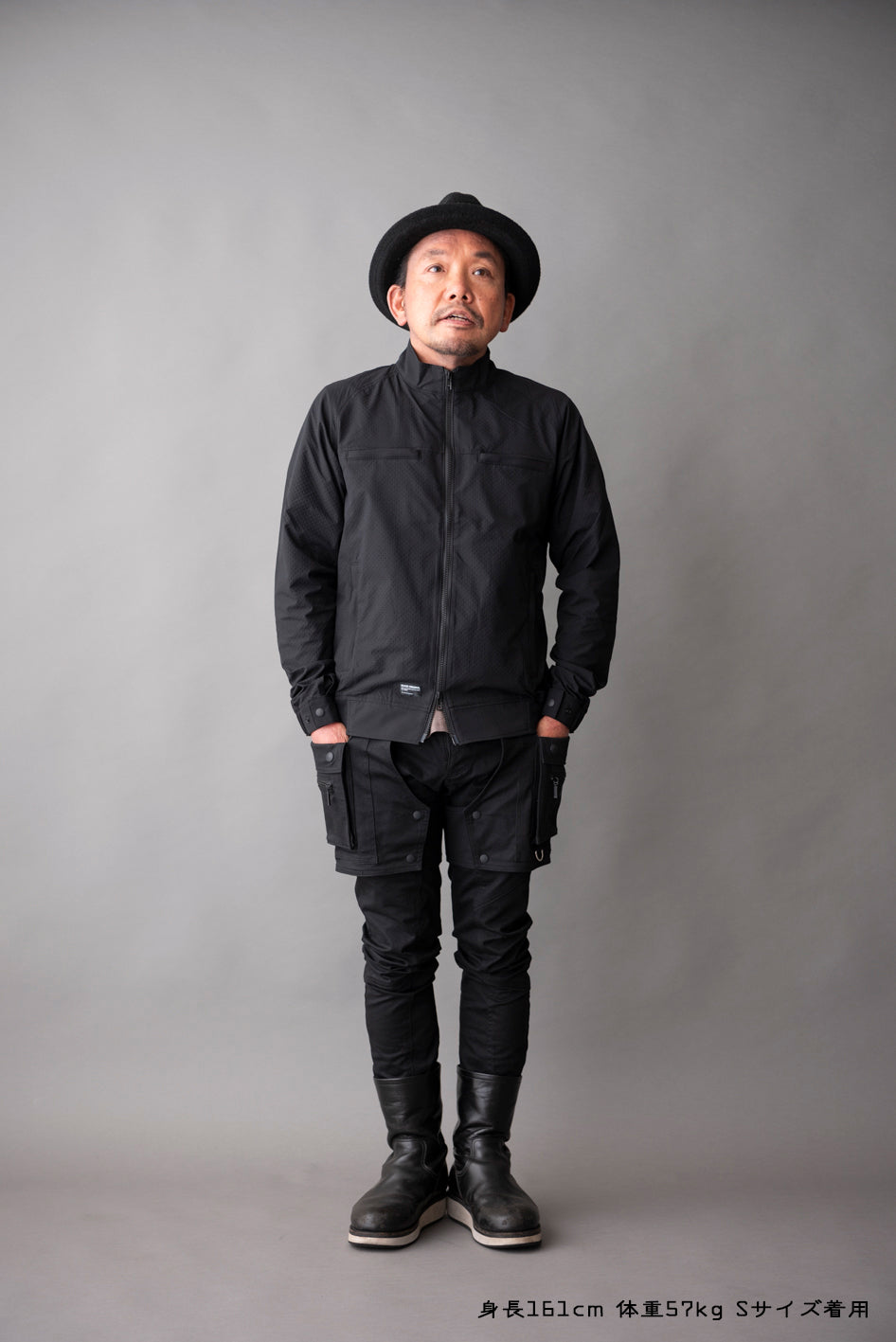 RIP STOP PUNCHING MESH SINGLE JACKET / リップストップパンチングメッシュシングルジャケット