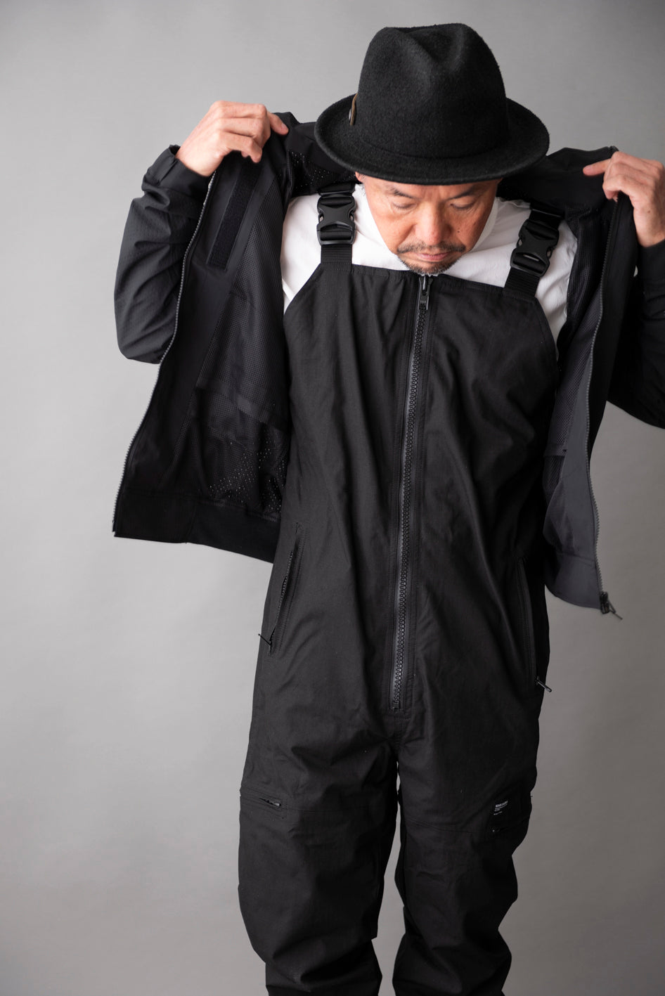 RIP STOP PUNCHING MESH SINGLE JACKET / リップストップパンチングメッシュシングルジャケット