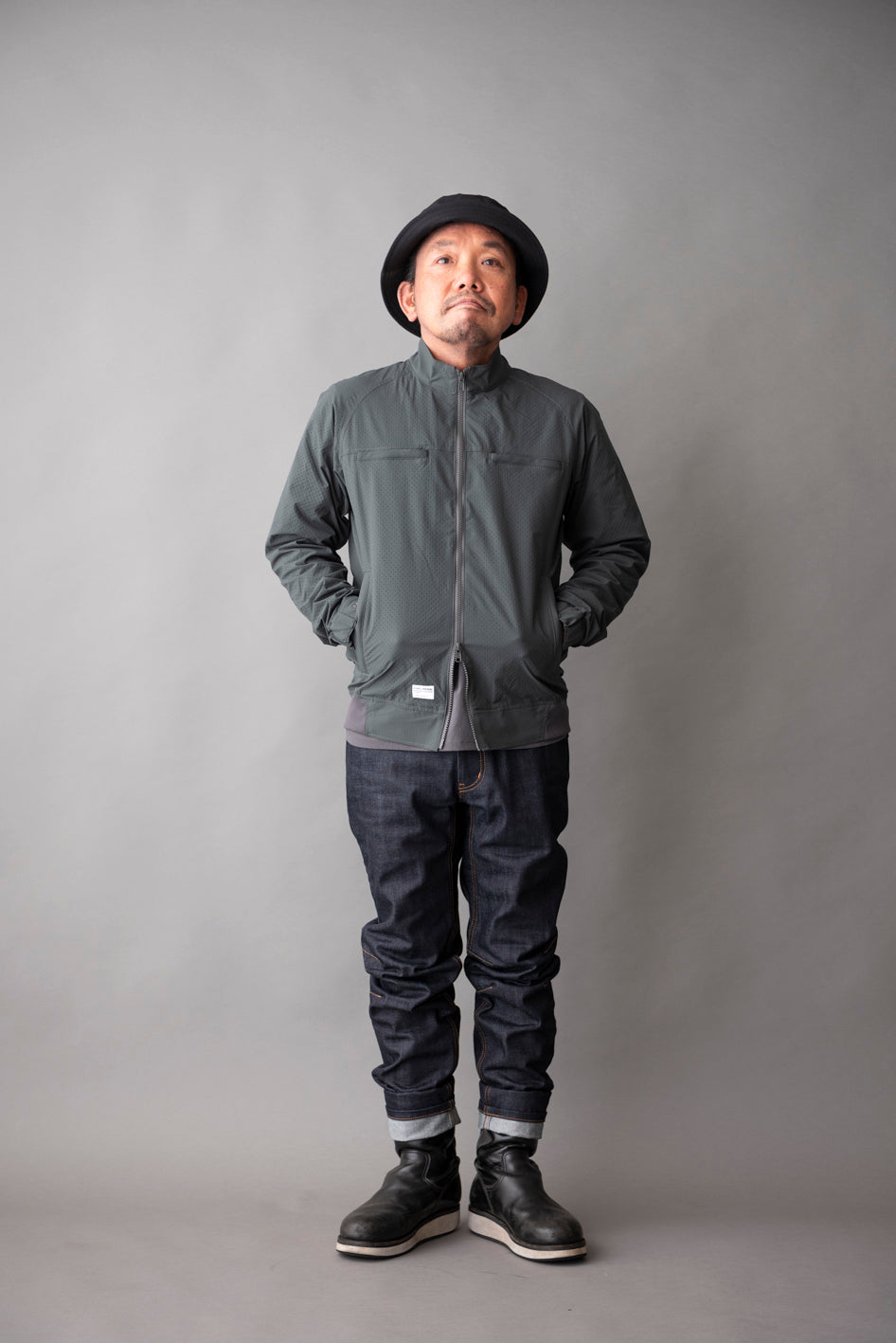 RIP STOP PUNCHING MESH SINGLE JACKET / リップストップパンチングメッシュシングルジャケット