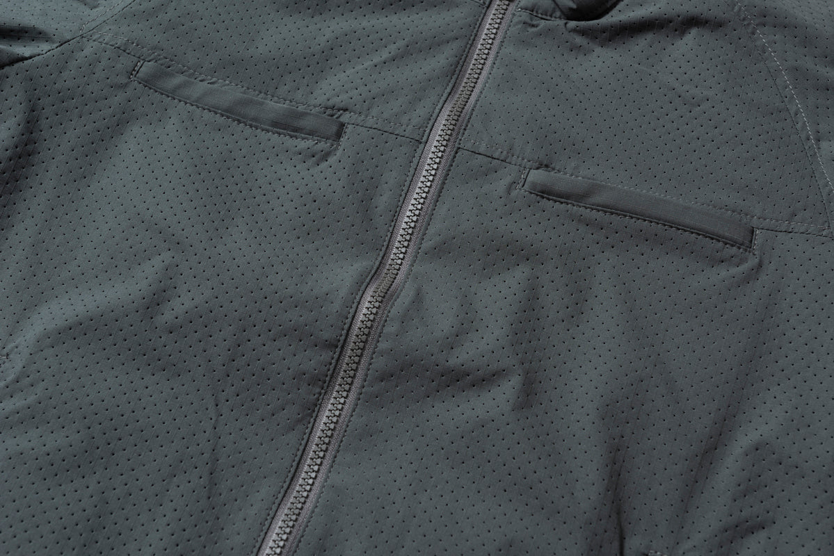 RIP STOP PUNCHING MESH SINGLE JACKET / リップストップパンチングメッシュシングルジャケット