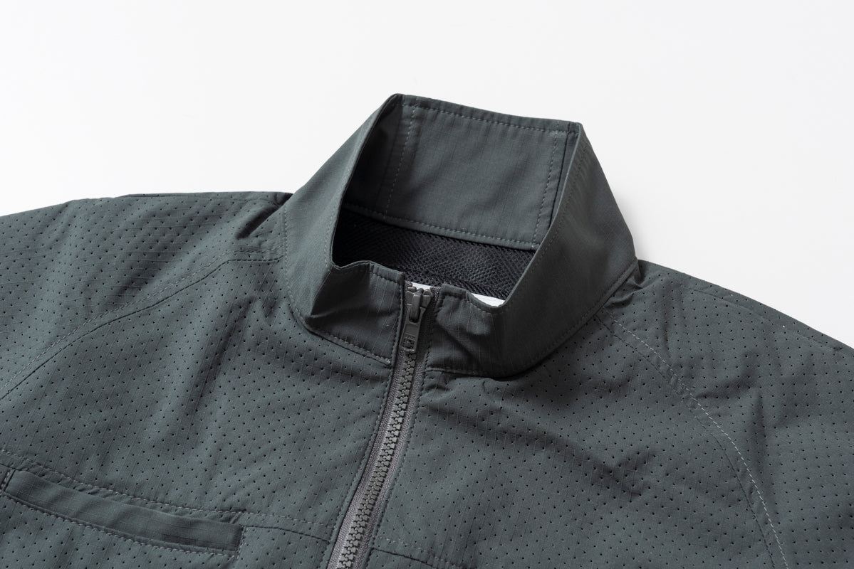RIP STOP PUNCHING MESH SINGLE JACKET / リップストップパンチングメッシュシングルジャケット
