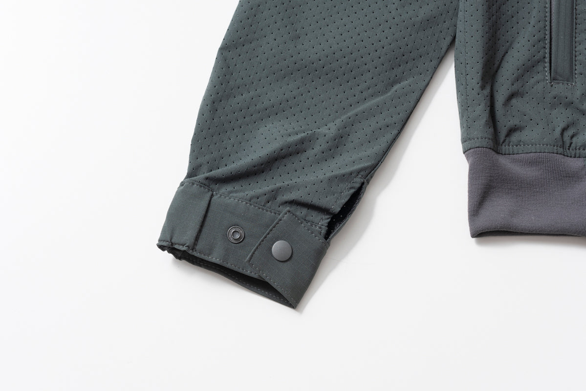 RIP STOP PUNCHING MESH SINGLE JACKET / リップストップパンチングメッシュシングルジャケット