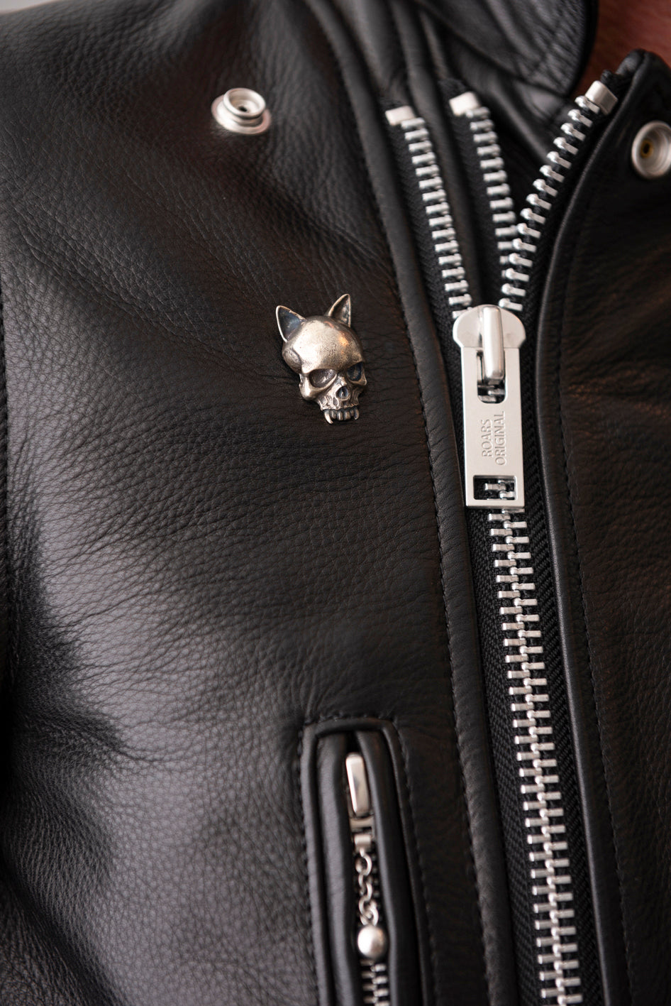 CAT SKULL BUTTON / キャットスカルボタン