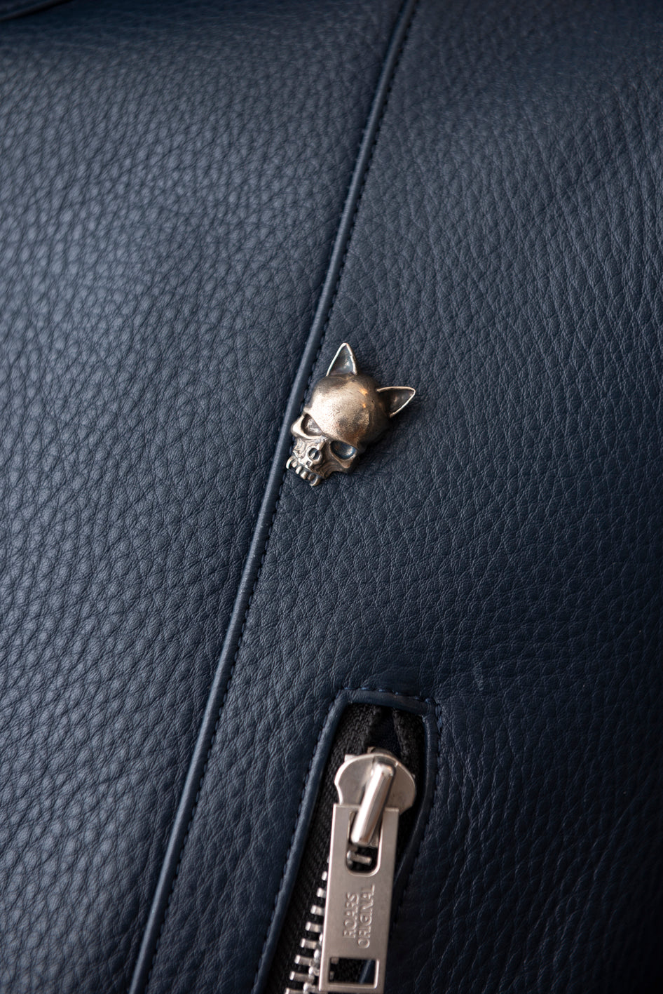 CAT SKULL BUTTON / キャットスカルボタン