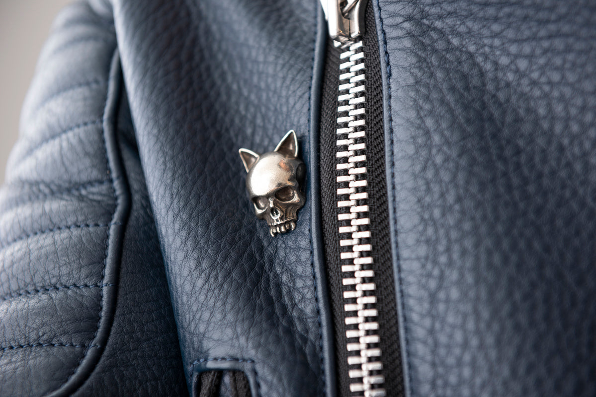 CAT SKULL BUTTON / キャットスカルボタン