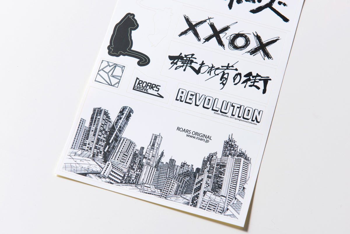 ROARS ORIGINAL STICKER SHEET / ロアーズオリジナルステッカーシート